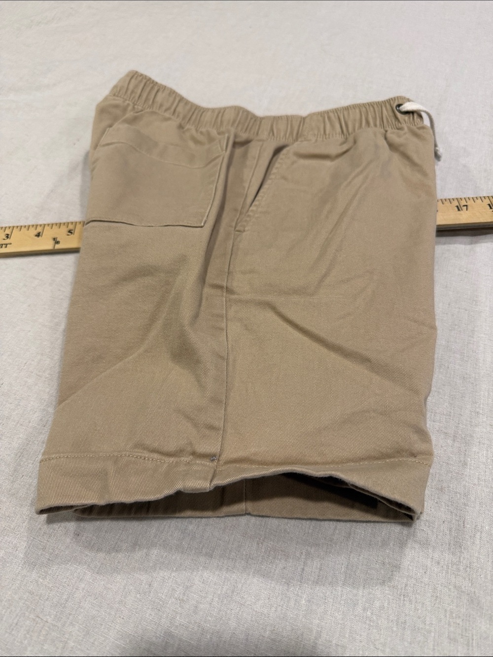 Crewcuts boys Elastic Drawstring Shorts in Khaki size 10